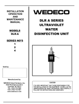 Wedeco UV A Series Disinfection Unit Owner's manual