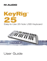M-Audio KEYRIG 25 User manual