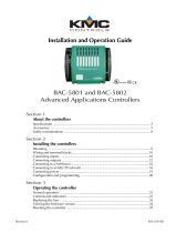 KMC Controls BAC-5801 Installation guide