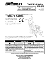 Graco 308388G EUROLINERS Trassar 8 Airless Owner's manual