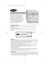 Condre Power Disc DVD Quick start guide