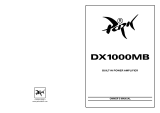Park Audio II DX1000MB Owner's manual