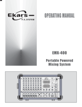 Ekars EMX-400 Operating instructions