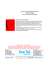 Sea Tel 9707D-70 C-BAND TX Operating instructions