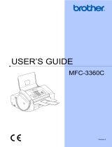 Brother MFC 3360C - Color Inkjet - All-in-One User manual