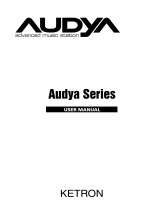 KETRON Audya series User manual