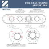 ZAKARIAN Pro 8-in-1 Air Fryer Oven User manual