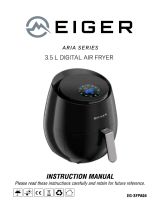 EIGER EG-SFPA04 3.5L Digital Air Fryer User manual