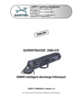 Lampo Supertracer 2500 HTI User manual