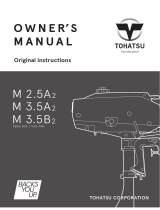 TOHATSU M 2.5A2 Owner's manual