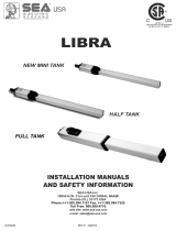 SEA Libra half Tank Installation Manuals And Safety Information