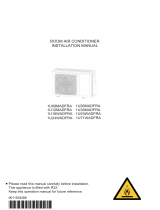 Haier AS26PBDHRA-SET Installation guide