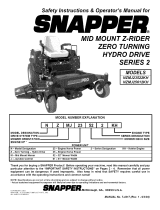 Snapper NZMJ25612KH Owner's manual