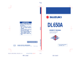 Suzuki DL 650 V-Strom 2008 Owner's manual