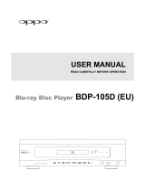 Oppo BDP-105D Owner's manual