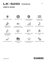 Casio LK-S250 Owner's manual