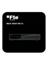 Fte maximal MAX S600 HD CI Owner's manual
