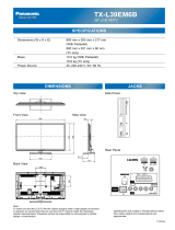 Panasonic TXL39EM6B Specification Guide
