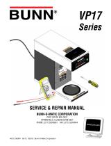 Bunn VP17 Series User manual