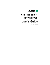 Fujitsu ATI Radeon x1700 FSC User's guide User manual