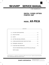 Sharp AR-PB2A User manual
