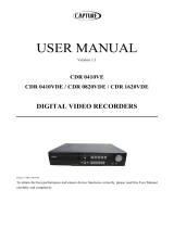 Capture CDR 0410VE User manual