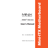 Minix 7025-UC3 User manual