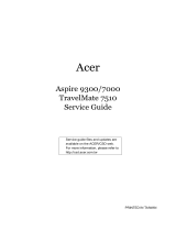 Acer 7510 User manual