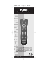 Radio Shack Audio/ Video Remote Control User manual