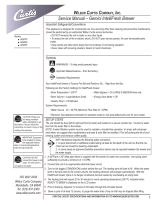 Wilbur Curtis Company GEMTIF User manual