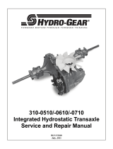 Hydro-Gear 310-0710 User manual