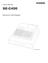 Casio SE-C450 Owner's manual