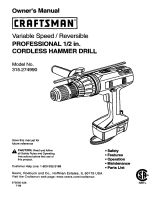 Craftsman 315.274990 Owner's manual