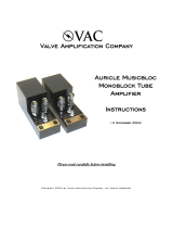 VAC Auricle MusicBloc Owner's manual