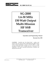 SGC SG-2000 User manual