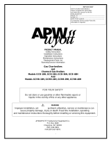 APW Wyott Champion GCB-18H User manual