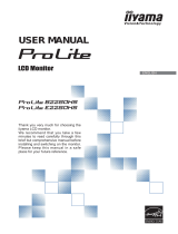 iiyama PROLITE E2280HS Owner's manual