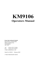 Kane KM9106 User manual