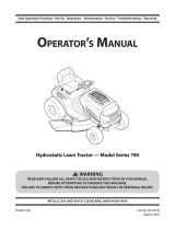 MTD 790 User manual