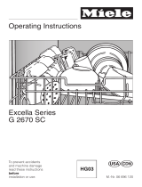 Miele G 2670 SC User manual