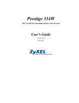 ZyXEL Communications PRESTIGE 334W User manual