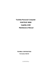 Toshiba Tecra M6 User manual