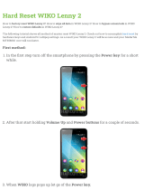 Wiko Lenny 2 User manual