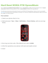 Nokia 5730 XpressMusic User manual