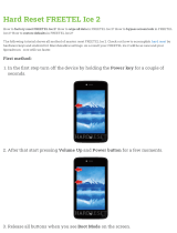 FREETEL  Ice 2 Hard reset manual