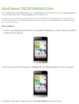 Telefunken Echo Hard reset manual