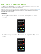 Elephone P8000 User manual