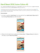 ZIOX  Astra Colors 4G User manual