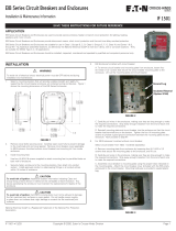 Eaton IF 1501 - EIB Series Circuit Breakers and Enclosures Owner's manual