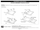 Chatsworth Products Tool-less Cross Member Radius Drop Installation guide
